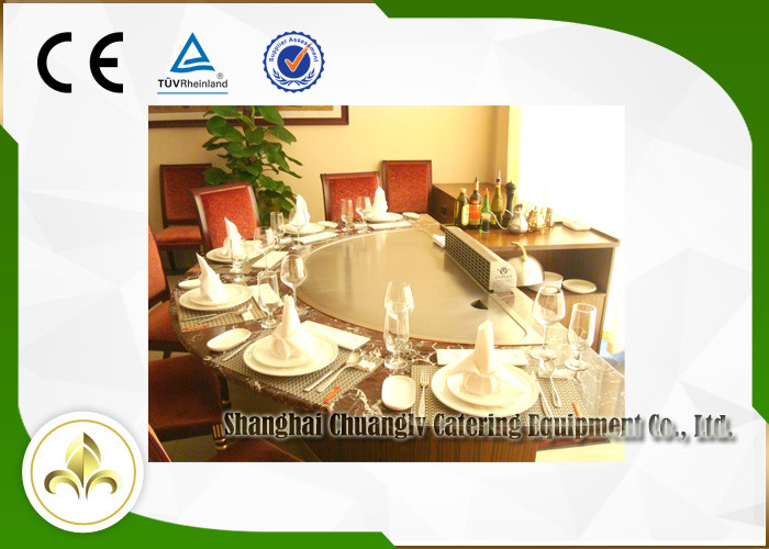 Semi Circle Restaurant Hibachi Grill Japanese Cooking Table Basic Configuration