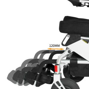 Quality 6km/hr Anodizing Lightweight Foldable Motorized Wheelchair wholesale