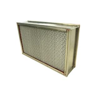 Quality 250℃ Industrial HEPA Filter Stainless Steel High Temperature Resistant H13 H14 wholesale