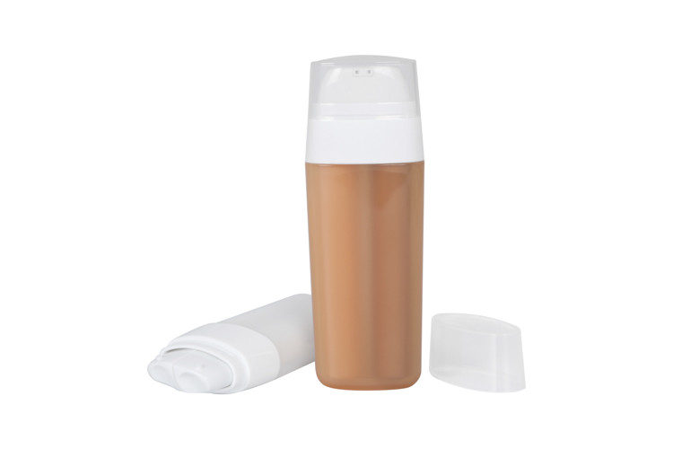 15ml/30ml Customized Color Airless Bottle with Two Double Tubes Skin Care Cosmetic PP Packaging UKA05