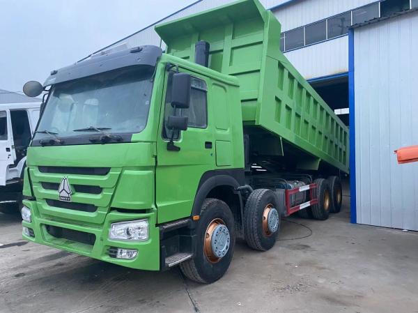 Sinotruk 8X4 12 Wheels HOWO Used 50ton 60ton Heavy Duty Tippers Truck in Ghana