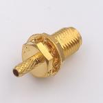 Straight Sma Antenna Connector Female Pin Crimp For RG Cable