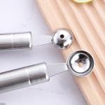 Stainless Steel Double Ball Watermelon Carving Knife Set for Fruit Vegetable