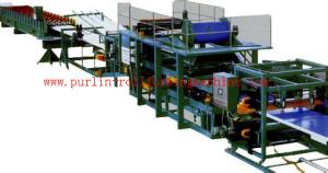 Roofing Wall Panel Sandwich Panel Roll Forming Machine , Cold Rolling Forming Line