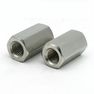 Quality UNC UNF DIN1479 SUS304 A2-70 Coupling Hexagonal M8 Stainless Steel Nuts wholesale