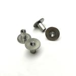 Collar Hollow Stainless Steel Rivet T Cap ANSI Standard 1.583g Weight 13x10mm