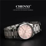 Japan Movemnet Quartz Watches Man Pink Color Stainless Steel Watch Wholesale