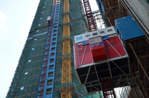 Quality 58m/Min Building Construction Hoist 500m Temporary Construction Elevators wholesale