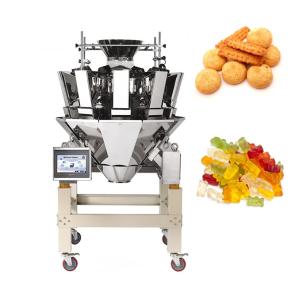 Quality Cookies Biscuits Multihead Weigher 300g 500g High Accuracy 0.1-1.5g wholesale