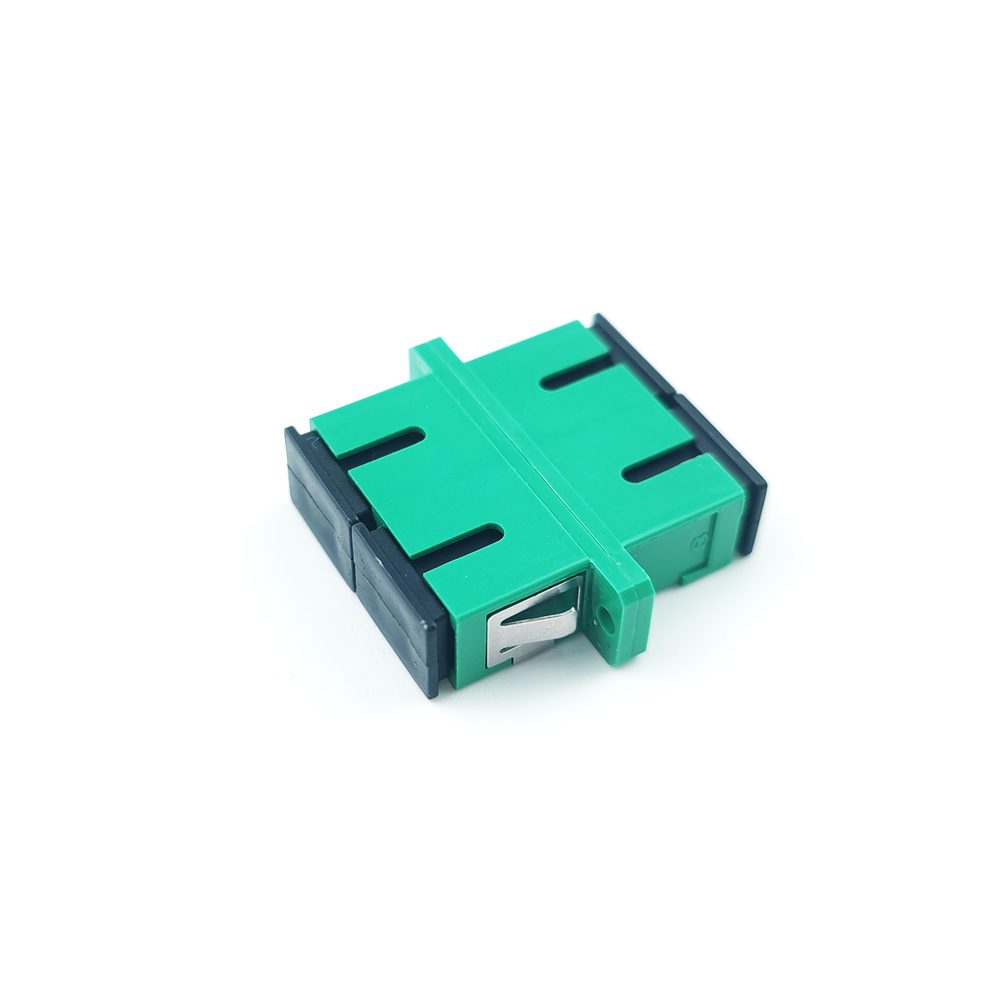 5 PBT Earless Dustproof Duplex Coupler SC Optic Fiber Adapter with APC