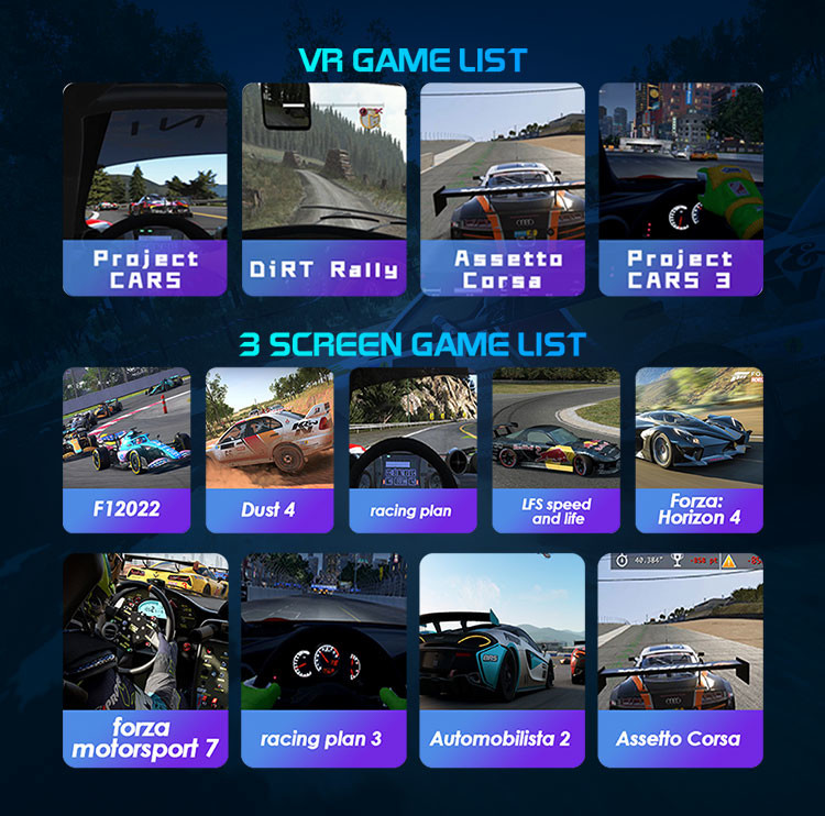 Crazy City VR Racing Simulator Virtual Reality Simulation Rides Driving Motion Race Seat Simulator