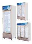 Double Glass Door Refrigerator Gold Series Multi Layer Commercial
