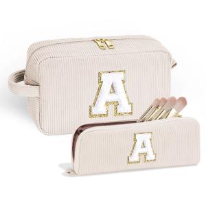 Quality 2pcs one set large capacity portable toiletry bag wholesale