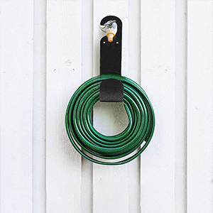 Garden Hose Hanger Wall Mount Hose Holder Heavy Duty Car Hose and Cord Hook Black 9 Inch