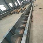 Carbon Steel U Shaped Sludge Screw Conveyor With Shaft