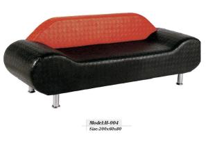 Quality waiting chair for hair salon /wait couch with competitive price / leather sofa H-004 wholesale