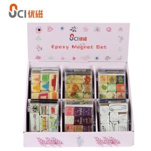 Quality Home School Magnetic Souvenir Acrylic And Epoxy Magnet Set Waterproof wholesale
