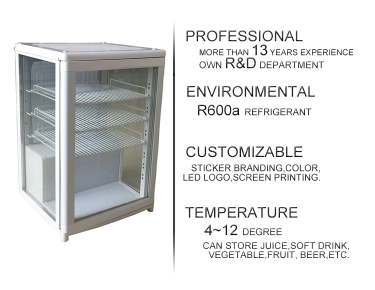 68LCommercial bar wholesale glass door mini display cooler SC68C