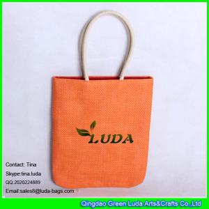 Quality LUDA straw handles straw handbag cheap standard paper straw bag wholesale