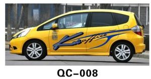 Quality UV offset printing PVC Waterproof Car Body Sticker QC-008A wholesale