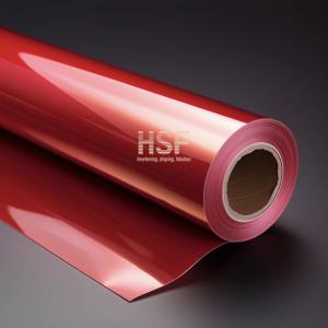 Quality Translucent Red PET Fluorosilicone Coated Release Film 30um wholesale