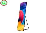 High Brightness LED Full Color Poster Display P2.5 Indoor Floor Stand Advertisin
