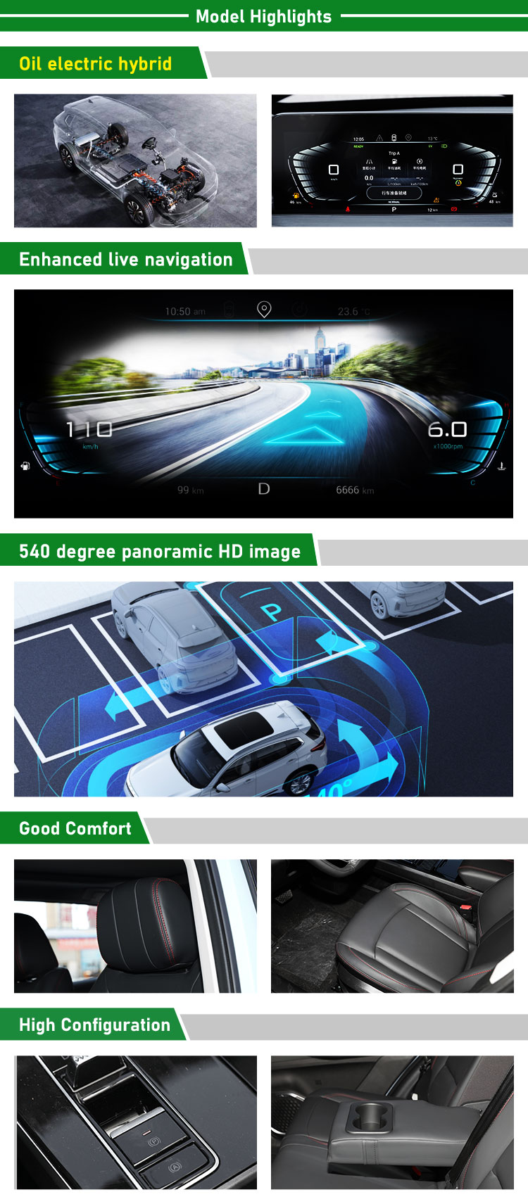 Chery Exceed Zhuifeng 2.0T Gasoline Car Exceptional Value for Money
