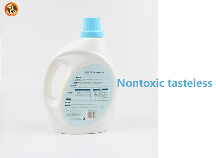 PE Empty Plastic Washing Detergent Bottle With Screw Cap Reusable