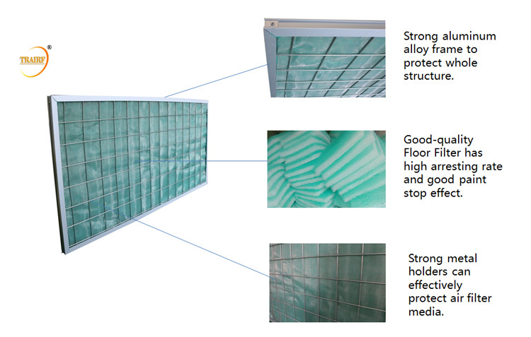 Spray Booth Filtration Media Air Filter Materials for Air Cleaning