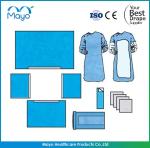 Major Surgery Drape Sterile Angiography Drape Pack Medical Use