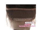 Real 360 Frontal Virgin Hair , Brazilian Lace Frontal Pieces Natural Color