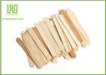 Natural Wood Sticks Disposable Ice Cream Spoons With Logo Engraved