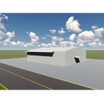 Pre Engineered Steel Buildings , Light Galvanized Steel Frame Metal Buildings