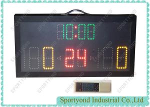 Quality Indoor Portable Basketball Scoreboards with Shot Clock and Time Display wholesale