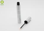 Cylindrical Aluminium Waterproof Eyeliner Pencil Silver Color With Applicator