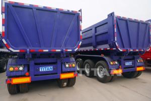 Quality Sinotruk Cimc 3 Axle Dump Trailer Tipper / Semi Trailer Truck For 40 50 60T Load Capacity wholesale
