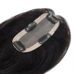 Top Quality 100% Remy Hair Women Toupee 14 16 inch natural black fine mono base