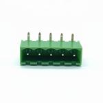 UL94V-0 300V 15A Seal Type 5 Poles Male Plug-In Terminal Block