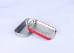 Rectangle Lip Smacker Metal Cosmetic Tins Recyclable 150 x 85 x 30 MM With
