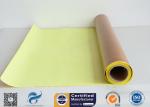 Self - Adhesive Tapes Brown PTFE Coated Fiberglass Fabric Sticker 1000mm Width