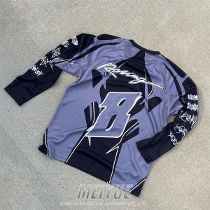 Quality Custom Jersey Long Sleeve 100% Polyester Sport Wear Football Soccer Shirt Clothes Basketball Lightweight StreetwearJersey Men wholesale
