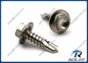 Quality 304/316/410 Stainless Steel Hex Flange Head Self-drilling Metal Screw wholesale