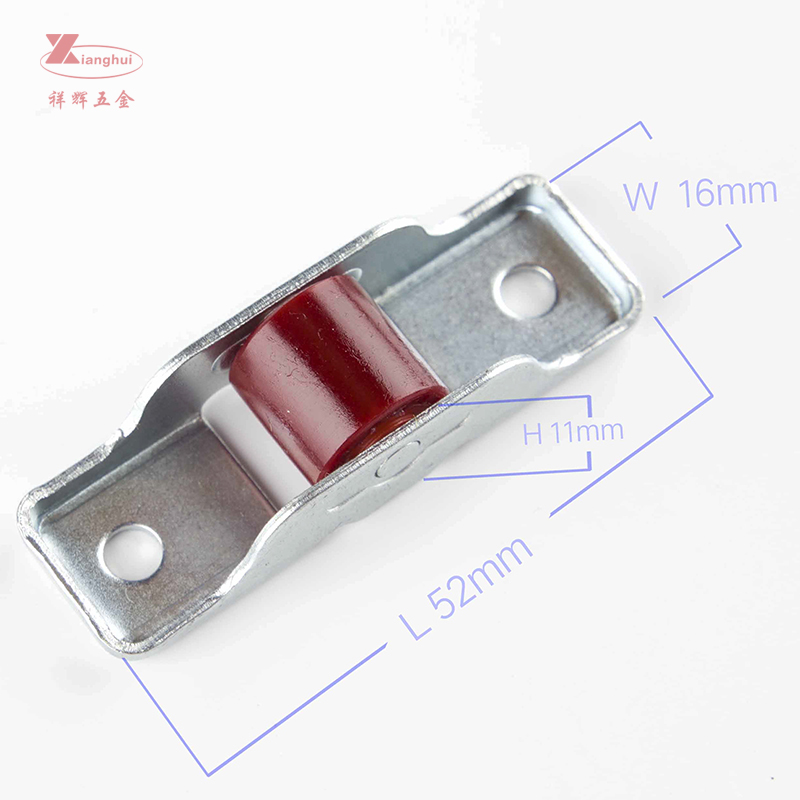 16mm Single Flat Roller UPVC Window Pulley for Modern Design Style Sliding Window