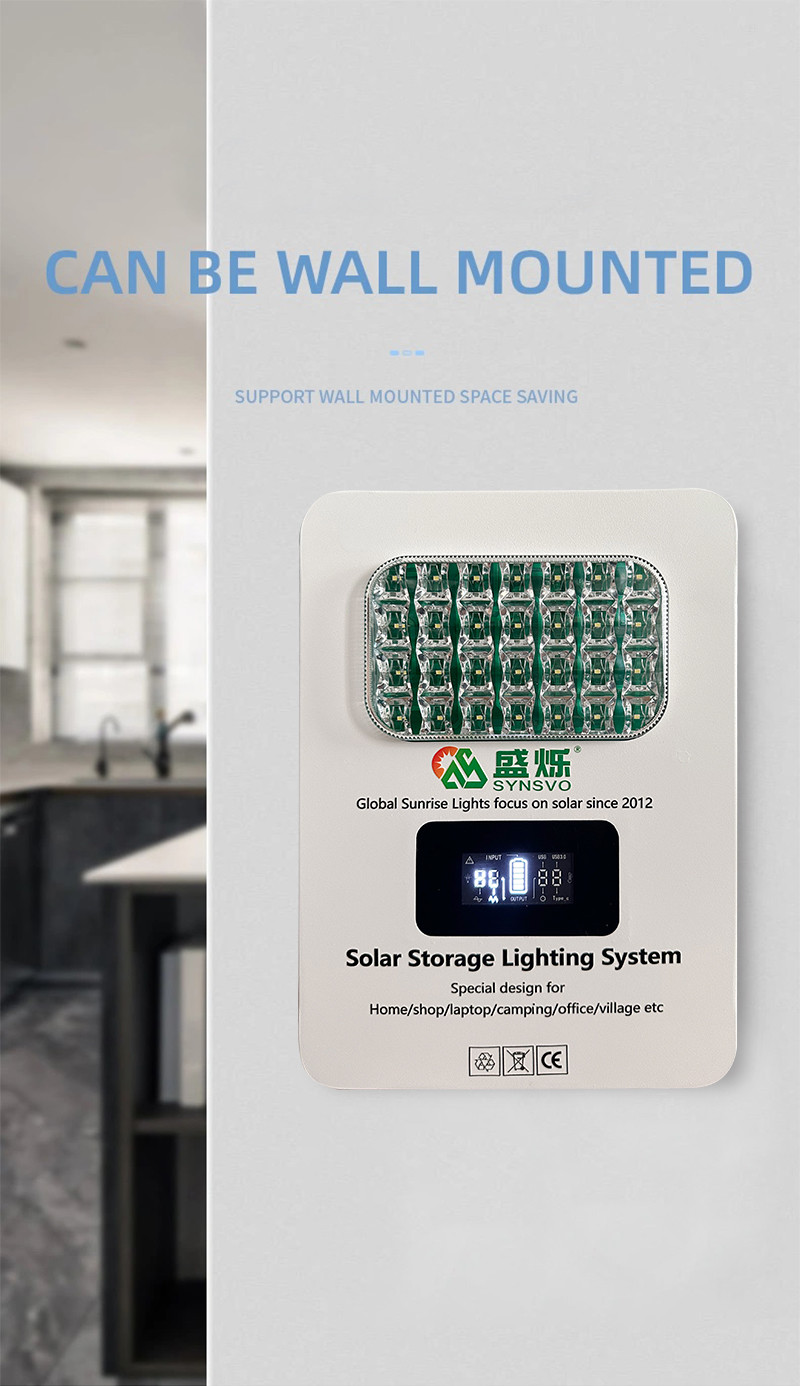 CE Certified Solar Panel Energy System with 16V 12.5AH (15*2600Mah) Battery 6W*3PCS LED Bulb