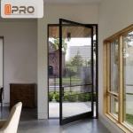 Commercial Aluminum Doors Black Color , Long Life Span Single Pivot Door hinge