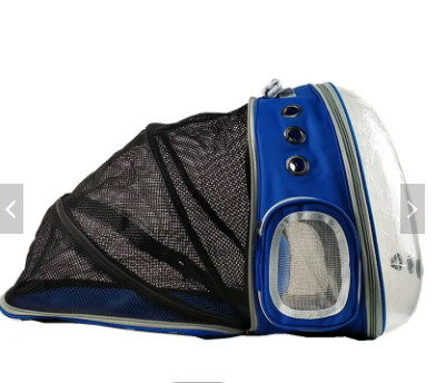 Cat Pet Carrier Backpack Transport Bag Lock Safety Zippers Portable Breathable