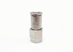 PTFE Stainless Steel Male RF Coaxial Connector Microwave 24.5mm Max