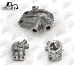 SY215-9 Diesel Fuel Filter Head Aluminum For Excavator Parts Engine