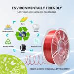 Desktop Printer 1kg Silk Red 1.75mm PLA 3D Printer Filament Printing Temperature