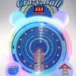 300W Redemption Arcade Machines / Crazy Ball Lottery Ticket Arcade Pinball